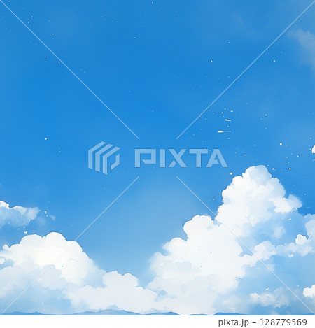 澄み渡る青空 128779569