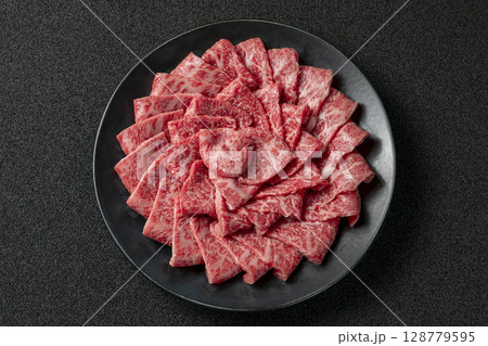 焼肉 牛肉 カルビ 肉 精肉 焼肉 牛肉 カルビ 肉 精肉 128779595