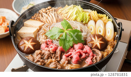 すき焼き 128781831