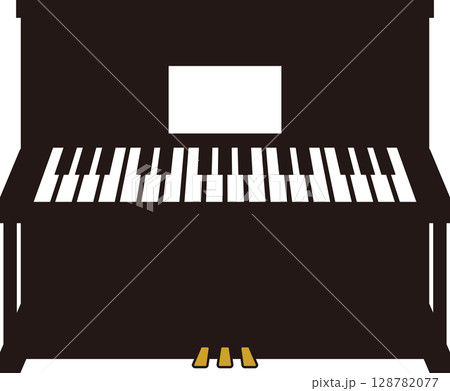 アップライトピアノ 128782077
