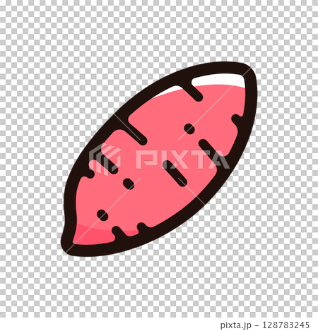 Sweet potato, sweet potato illustration icon (vegetables, ingredients, food material) Sweet potato, sweet potato illustration icon (vegetables, ingredients, food material) 128783245