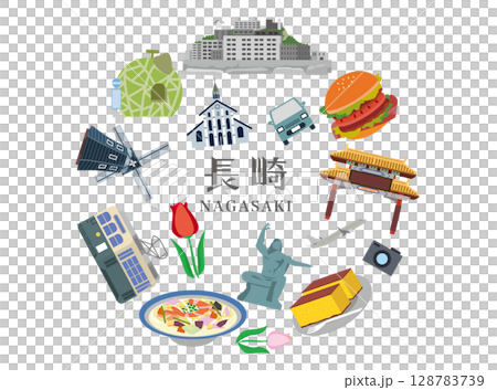 Nagasaki's popular tourist spots 128783739