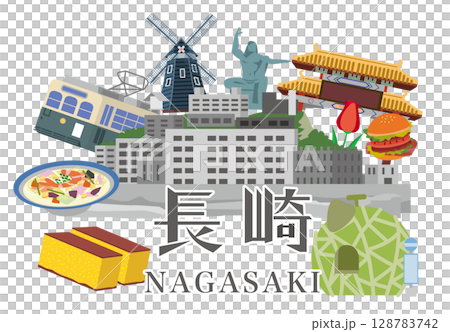 長崎の人気観光スポット 128783742
