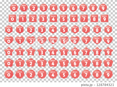 數字動畫 數字 圖標 128784321