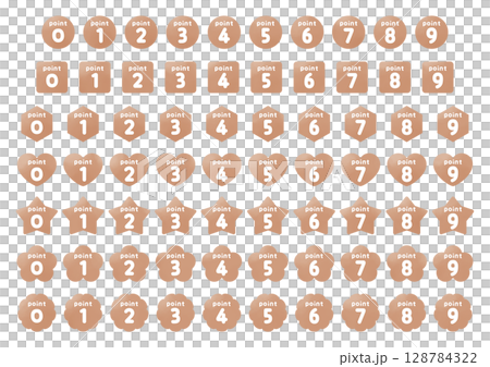 數字動畫 數字 圖標 128784322