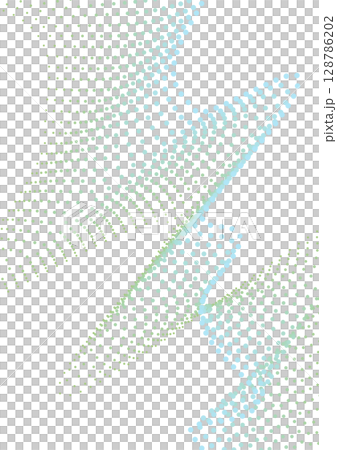 Green dot wave abstract background 128786202