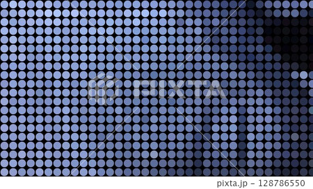 青色・丸い点のパターン/テクスチャ 青色・丸い点のパターン/テクスチャ 128786550