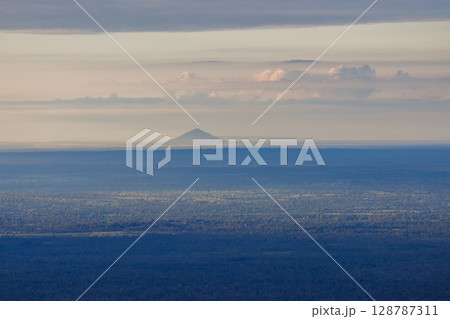 Beautiful landscape in the morning ,Pha Mor E Daeng ,Kantharalak,Sisaket,Thailand 128787311