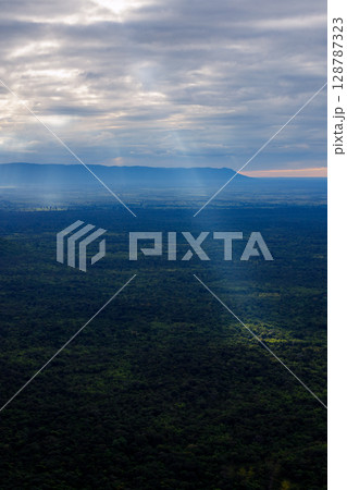 Beautiful landscape in the morning ,Pha Mor E Daeng ,Kantharalak,Sisaket,Thailand 128787323