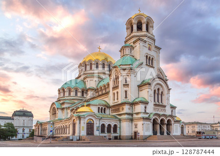 St. Alexander Nevsky Cathedral in Sofia, Bulgaria 128787444