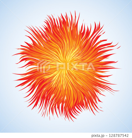 Abstract background. Explosion. Vector drawing 128787542