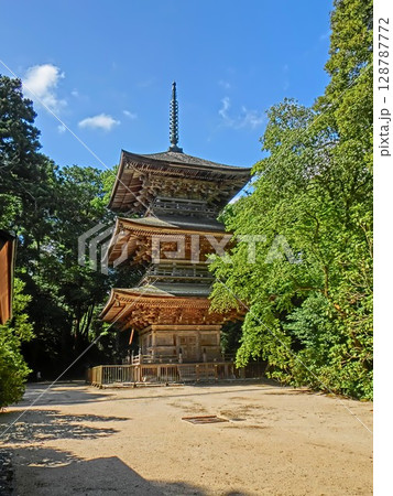 岡山県美咲町にある天台宗のお寺「本山寺」:岡山県で最も大きな三重塔 岡山県美咲町にある天台宗のお寺「本山寺」:岡山県で最も大きな三重塔 128787772