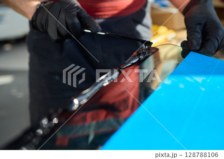 Expert and precision based work is vital in the automotive windshield replacement industry Expert and precision based work is vital in the automotive windshield replacement industry 128788106