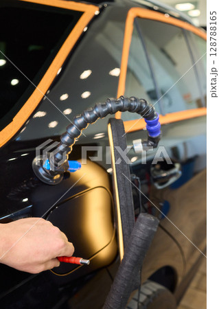 Expert Professional Car Dent Repair Services Utilizing Advanced Modern Tools and Techniques 128788165