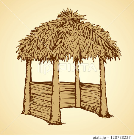 Alcove. Vector drawing 128788227