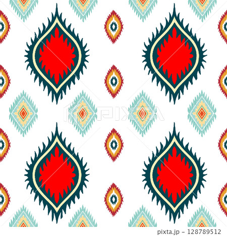 seamless abstract pattern in indian style. geometric background seamless abstract pattern in indian style. geometric background 128789512