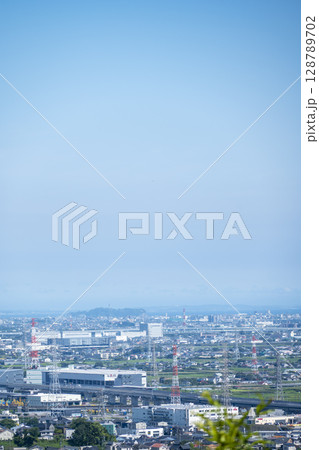 総合運動公園・展望台からの風景 江の島 7月 【神奈川県 伊勢原市】 128789702