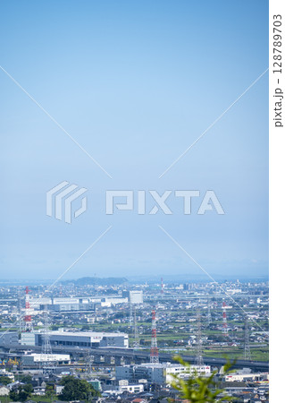 総合運動公園・展望台からの風景 江の島 7月 【神奈川県 伊勢原市】 128789703