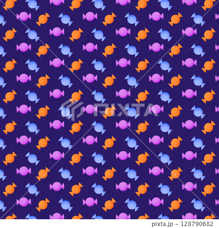 Candy pattern purple background design 128790682
