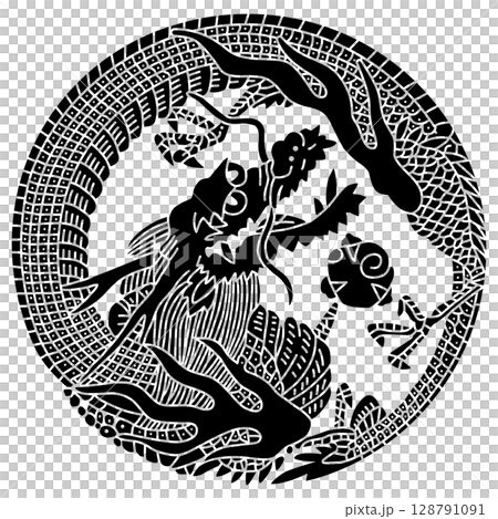 家紋です。右龍の丸と言います。 128791091