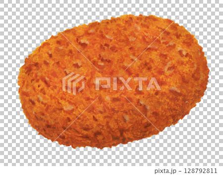 コロッケのイラスト 128792811