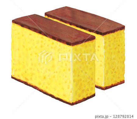 カステラのイラスト 128792814