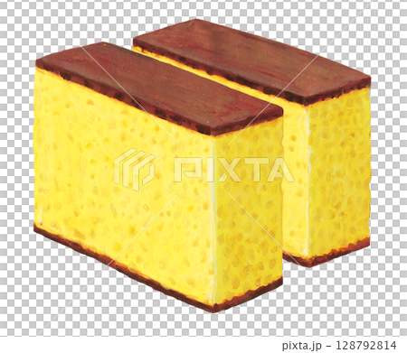 カステラのイラスト 128792814