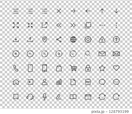 Webサイト ビジネス UI アイコン Website Business Ui icon 128793199