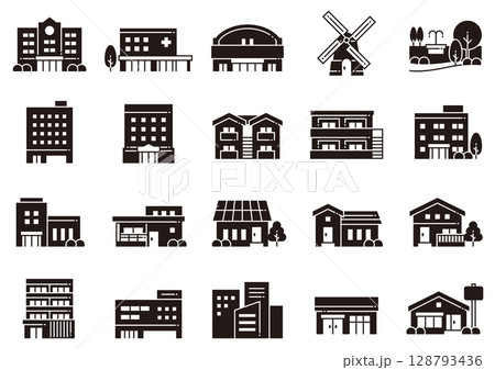 住宅・建築アイコン05 Housing & Architecture icons 住宅・建築アイコン05 Housing & Architecture icons 128793436