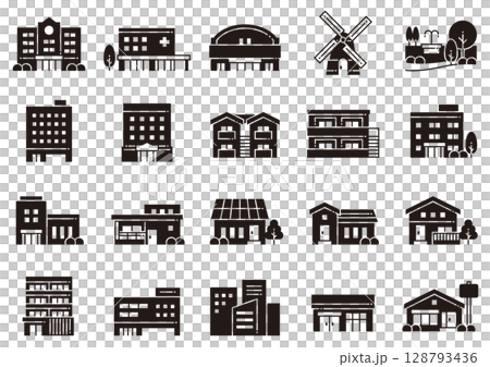 住宅・建築アイコン05 Housing & Architecture icons 住宅・建築アイコン05 Housing & Architecture icons 128793436