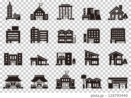 住宅・建築アイコン20　Housing & Architecture icons 128793440