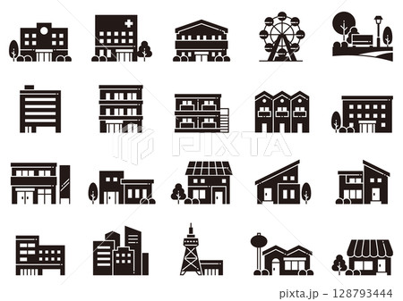 住宅・建築アイコン08 Housing & Architecture icons 住宅・建築アイコン08 Housing & Architecture icons 128793444