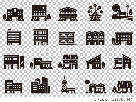 住宅・建築アイコン08 Housing & Architecture icons 住宅・建築アイコン08 Housing & Architecture icons 128793444