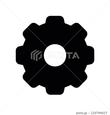 Settings and Options Gear Outline Pictogram 128794027