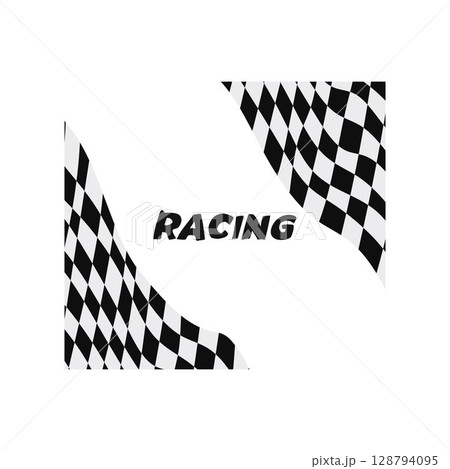 Race flag racing free vector illustration 128794095