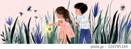 Cozy seating invites relaxation while overlooking a beautifully curated landscape featuring natural stones and lush vegetation during daylight. Nature seamlessly blends with modern design, banner 128795184