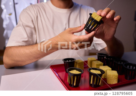 An Elaborate Hydroponic Gardening Setup Incorporating Essential Nutrients and Grow Media 128795605