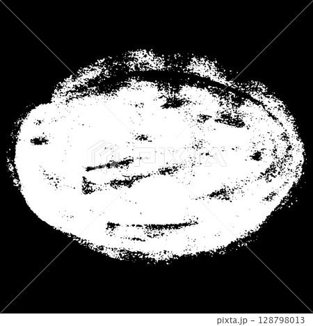 White crayon sketch oval shape on black background, scribble horizontal round figure chalk, pencil texture, childish art White crayon sketch oval shape on black background, scribble horizontal round figure chalk, pencil texture, childish art 128798013