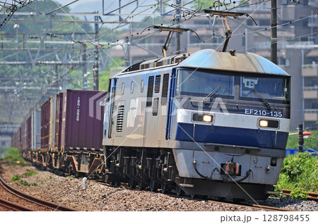 東海道本線 真鶴 JR貨物 EF210-135(新鶴見) 東海道本線 真鶴 JR貨物 EF210-135(新鶴見) 128798455