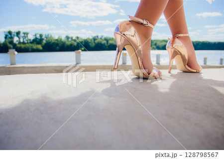 A Foot Injury That Resulted from Wearing Uncomfortable and Poorly Designed Shoes 128798567
