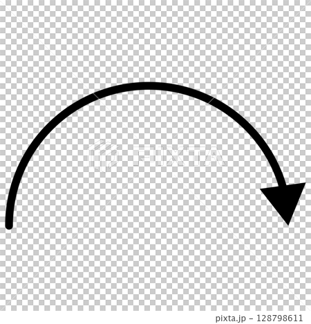 Black curved thin arrow icon Black curved thin arrow icon 128798611