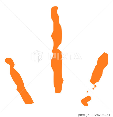 Orange hand drawn crayon three stripes, pencil texture strips, chalk rays lines, vector kid doodle scribble and squiggle Orange hand drawn crayon three stripes, pencil texture strips, chalk rays lines, vector kid doodle scribble and squiggle 128798924