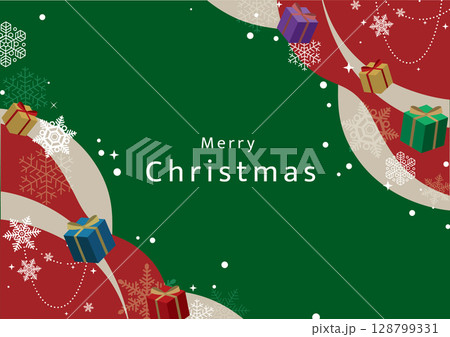 クリスマスのおしゃれな背景 128799331