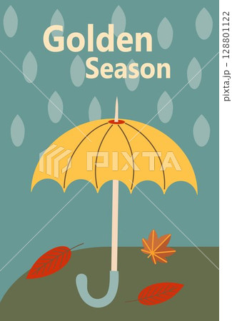 Autumn simple poster set. Autumn flyer set of designs Scandinavian mosaic. Banner autumn elements in Bauhaus style. Autumn design poster. Vector illustration. Autumn simple poster set. Autumn flyer set of designs Scandinavian mosaic. Banner autumn elements in Bauhaus style. Autumn design poster. Vector illustration. 128801122