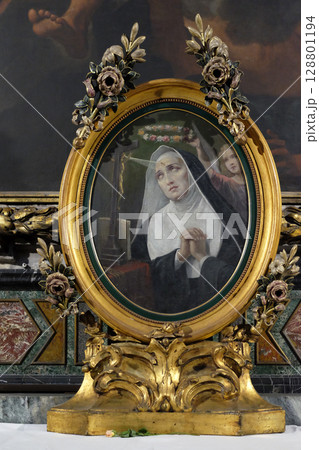 Saint Rita of Cascia in Chapel of St Michael the Archangel, Basilica di Sant Andrea delle Fratte, Rome, Italy 128801194