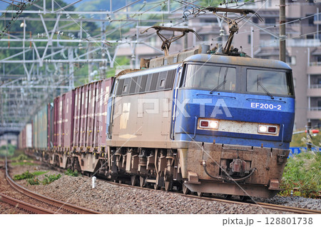 東海道本線　真鶴　JR貨物　EF200-2（吹田） 128801738