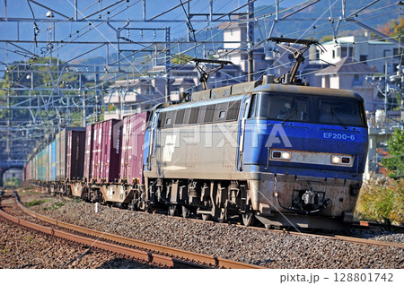 東海道本線　真鶴　JR貨物　EF200-6（吹田） 128801742