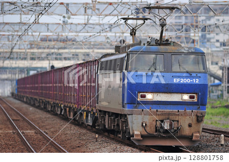 東海道本線 平塚 JR貨物 EF200-12(吹田) 東海道本線 平塚 JR貨物 EF200-12(吹田) 128801758