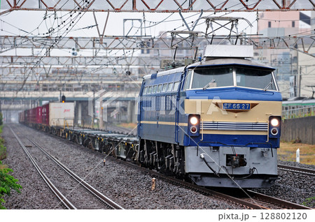 東海道本線　平塚　JR貨物　EF66-27（吹田） 128802120