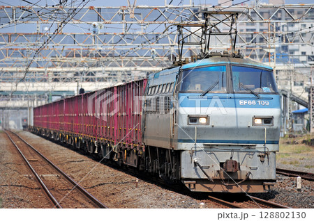東海道本線 平塚 JR貨物 EF66-109(吹田) 東海道本線 平塚 JR貨物 EF66-109(吹田) 128802130